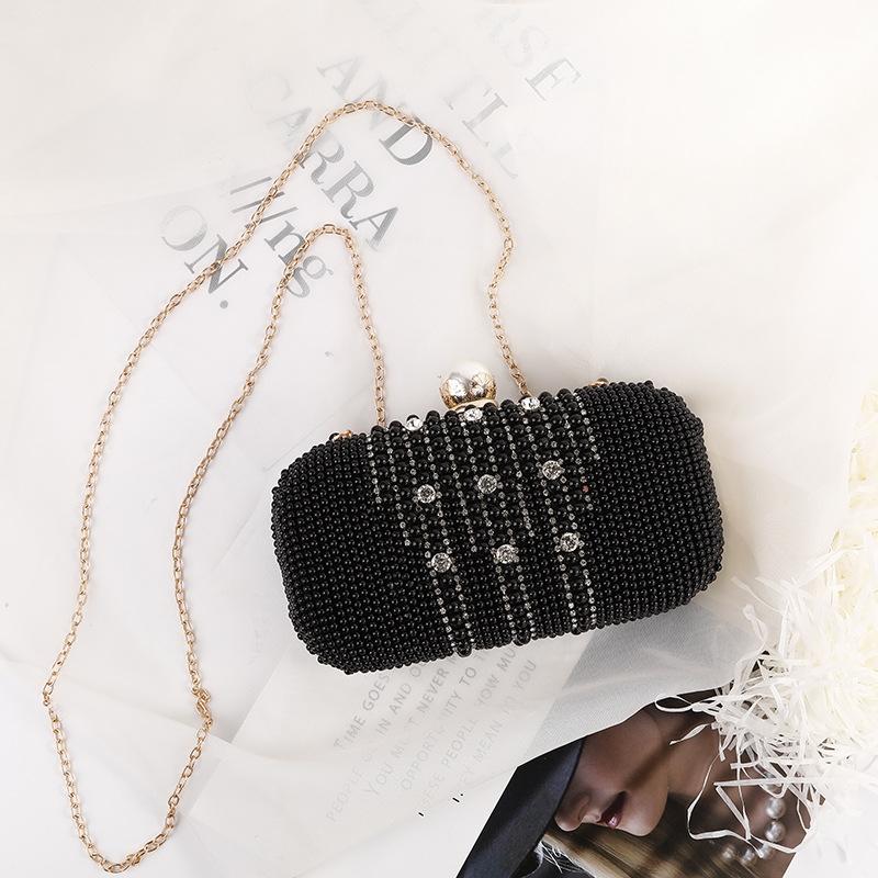 Rhinestone Evening Bag With Chain Strap 4