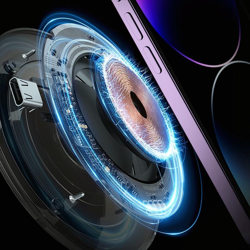15W Desktop Wireless Charger Sleek Design 5