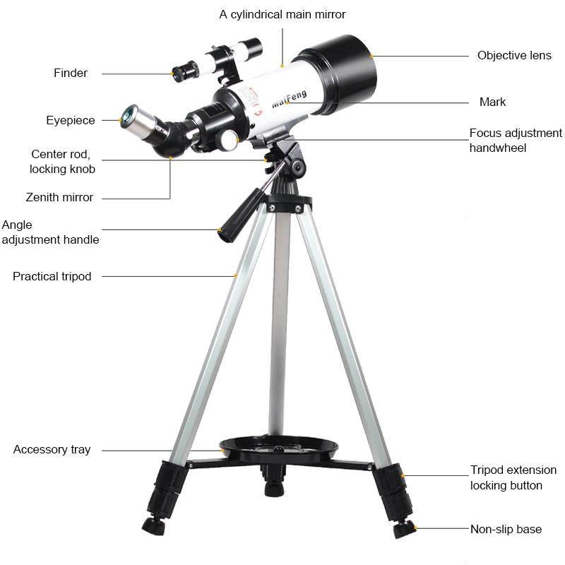 High Definition Astronomical Telescope with Tripod - 233x70 8