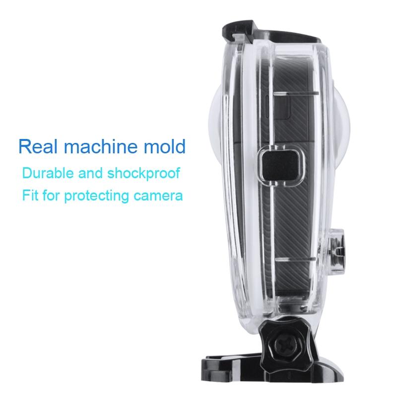 Waterproof Housing for Gopro Fusion with Mount and Wrench 9