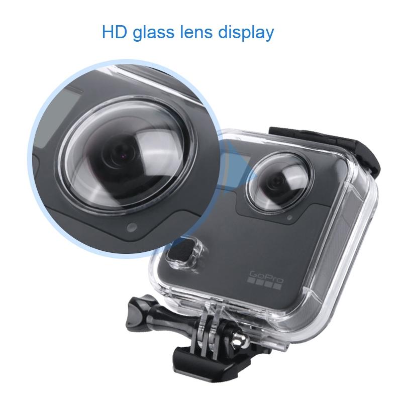 Waterproof Housing for Gopro Fusion with Mount and Wrench 10