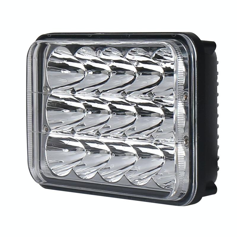 5 Inch 45W Dc 9 - 30V 3060Lm Ip67 Car Led Work Lights / Headlight With 15Leds Lamps 3