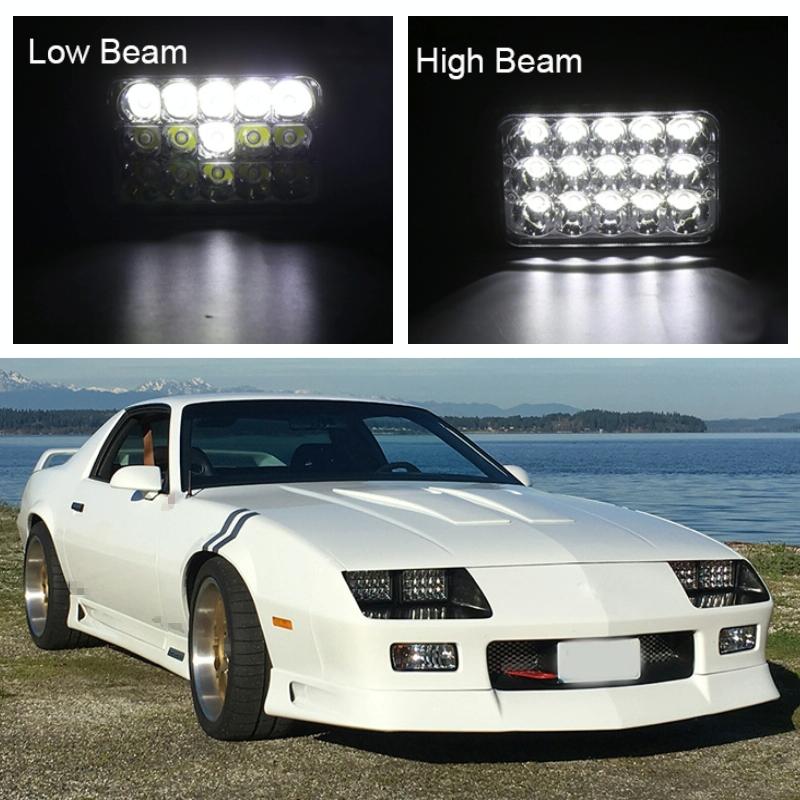 5 Inch 45W Dc 9 - 30V 3060Lm Ip67 Car Led Work Lights / Headlight With 15Leds Lamps 6