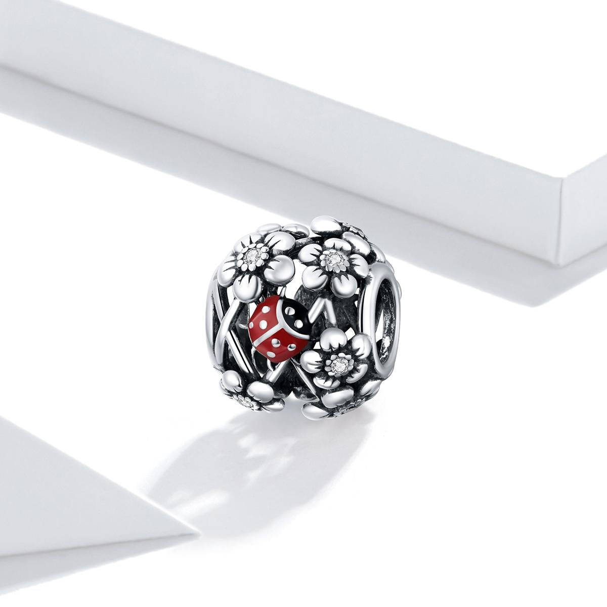 925 Sterling Silver Ladybug Beads For Diy Bracelets & Necklaces 3