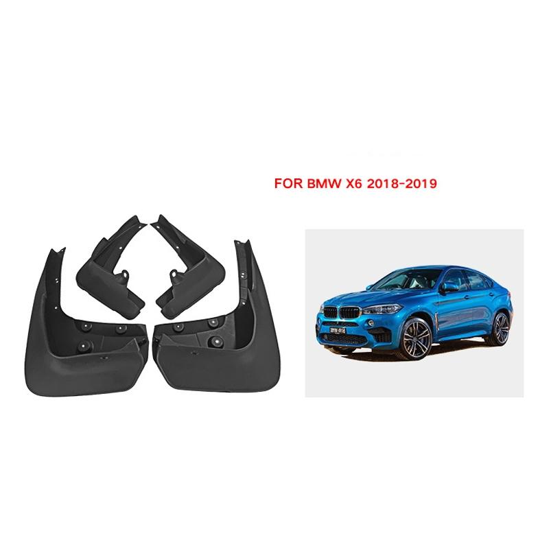 For Bmw X6 2018-2019 4Pcs / Set Car Auto Soft Plastic Splash Flaps Fender Guard 3