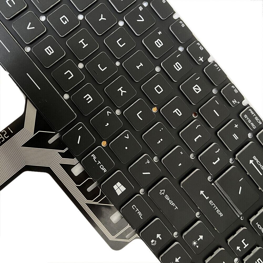 Backlit Laptop Keyboard for Msi Steel Series - us Version 4