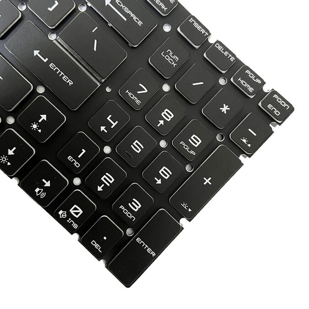 Backlit Laptop Keyboard for Msi Steel Series - us Version 5