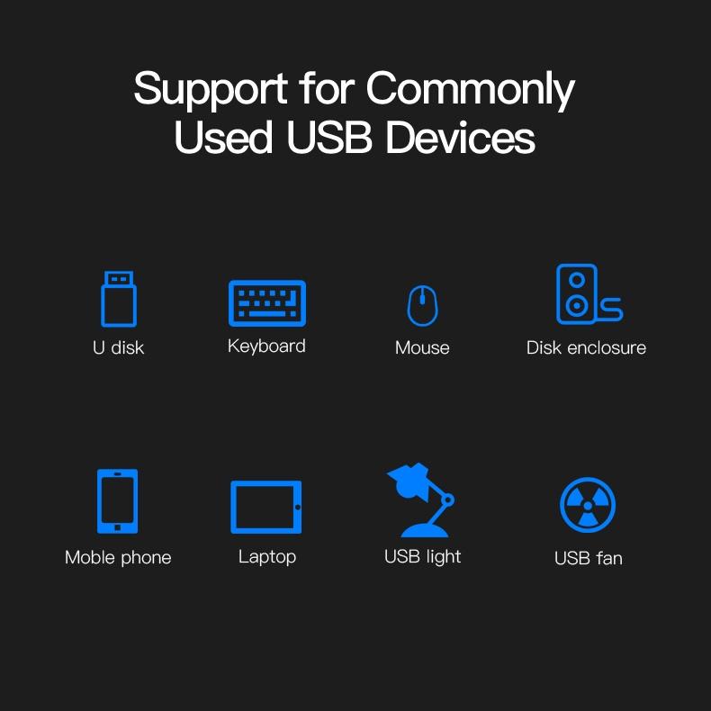 4-Port Usb 3.0 Hub With Individual Switches Black 9