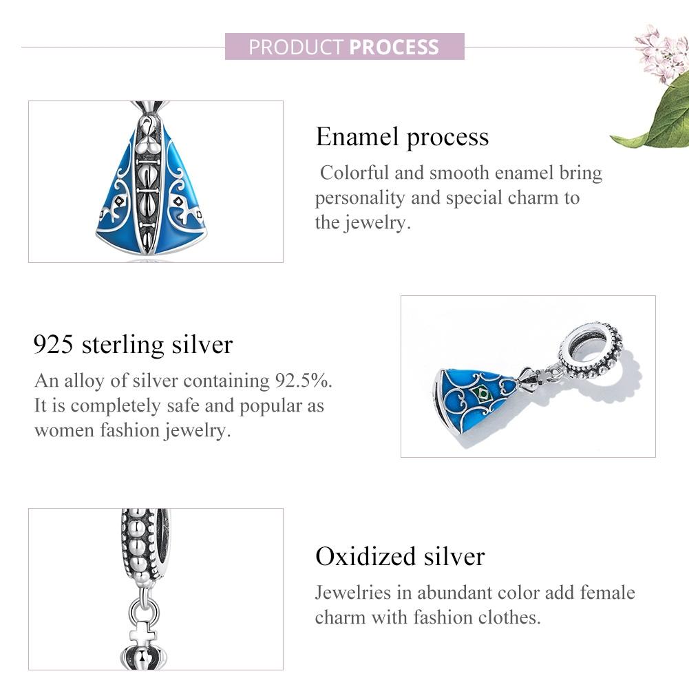 925 Sterling Silver Virgin Pendant For Diy Bracelets & Necklaces 5