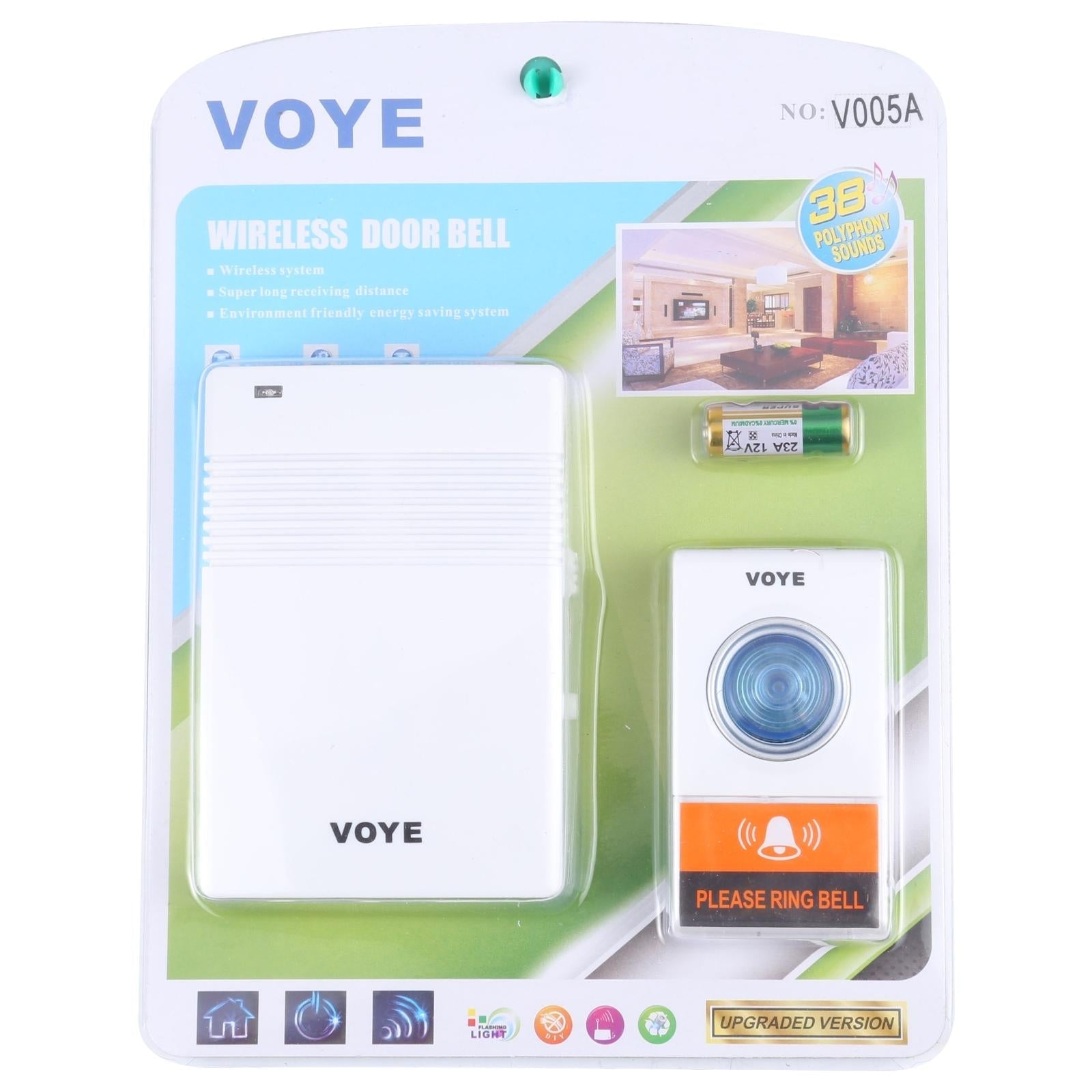 38 Melody Wireless Doorbell - White 6