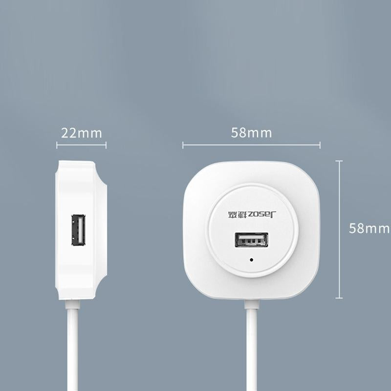High-Speed 4-Port Usb2.0 Docking Hub White 1.2M 3