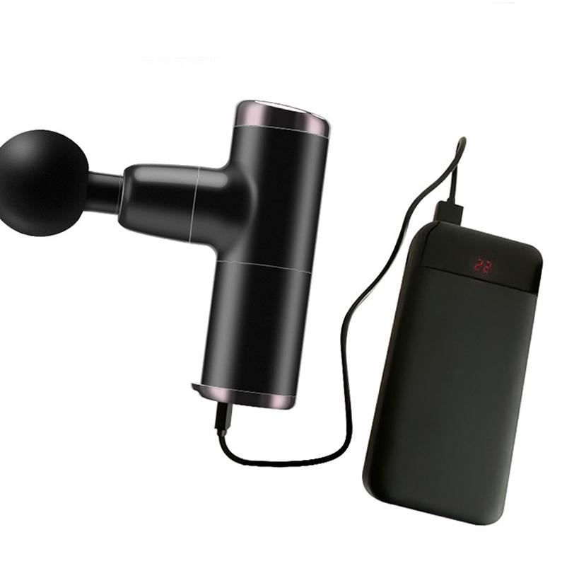 Electric Shock Muscle Massage Gun - Silver Pocket 7