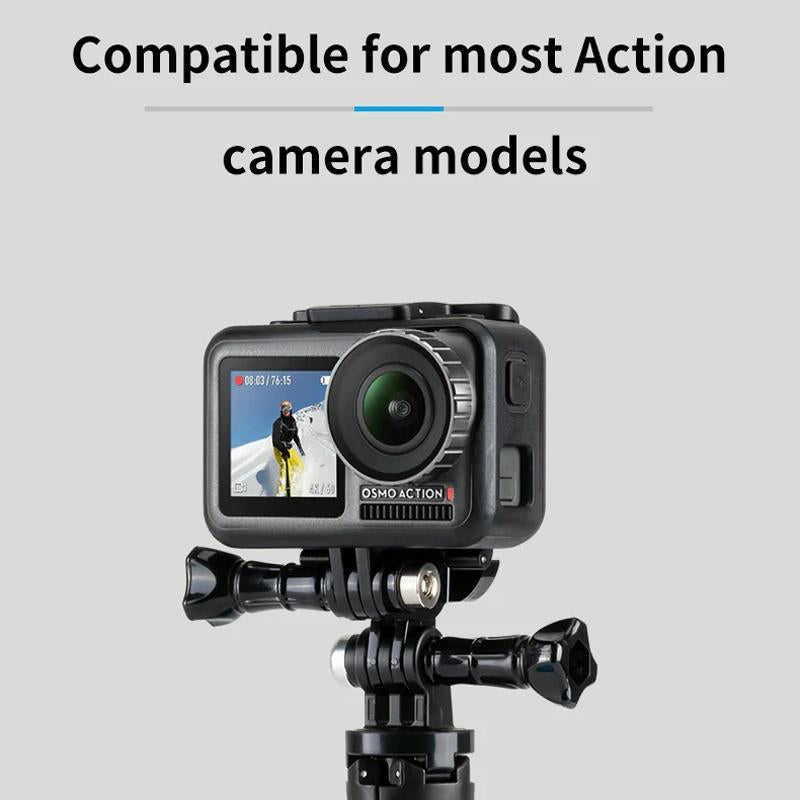 Double Head J Buckle Backpack Mount For Sports Cameras 8
