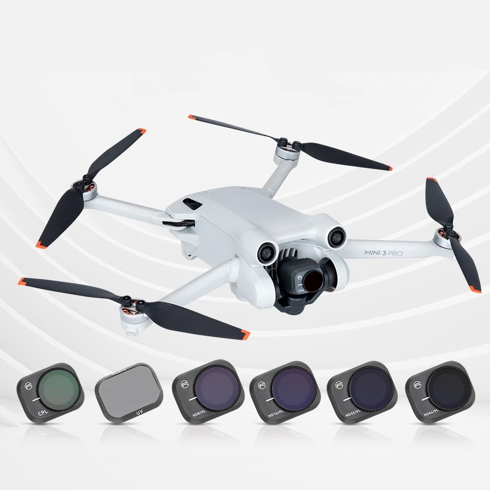 Essential Pl Filters for Dji Mini 3 Pro Drone - 6 In 1 Uv+Cpl+Nd/Pl 8/16/32/64 3