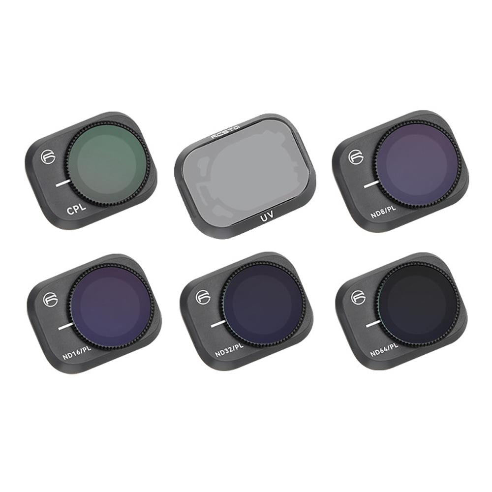 Essential Pl Filters for Dji Mini 3 Pro Drone - 6 In 1 Uv+Cpl+Nd/Pl 8/16/32/64 10