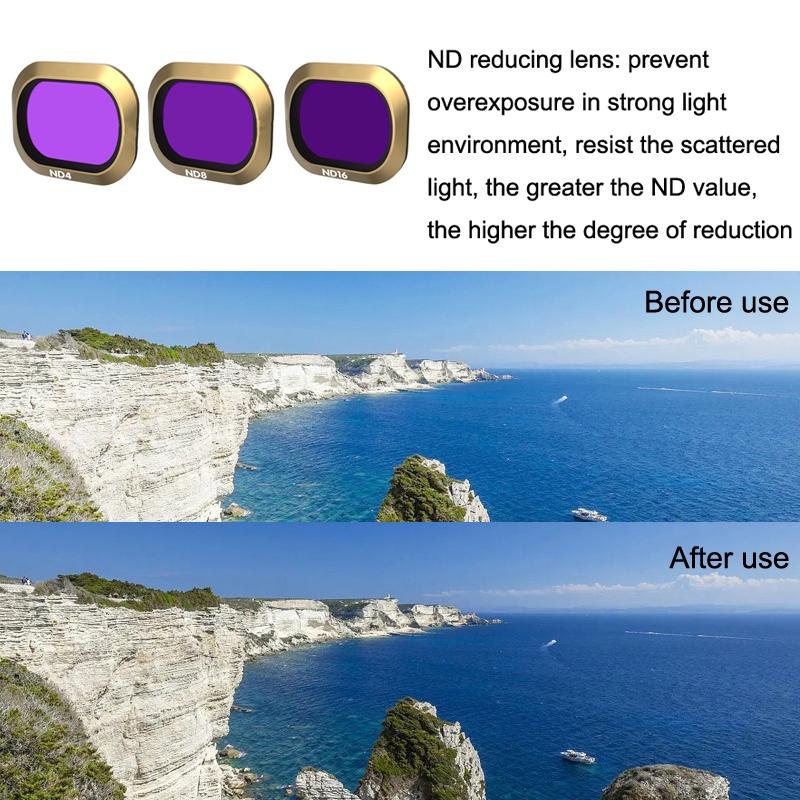 Professional Mavic 2 Pro Nd Filters - Nd4 Nd8 Nd16 3