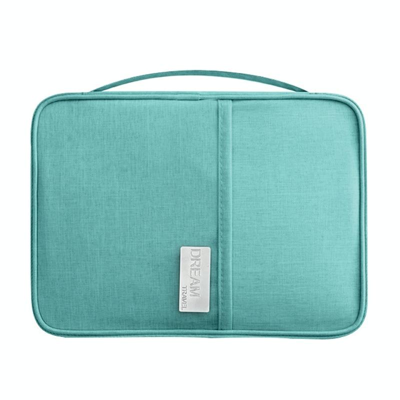 Waterproof Travel Document Bag Black Large - Blue Small 10