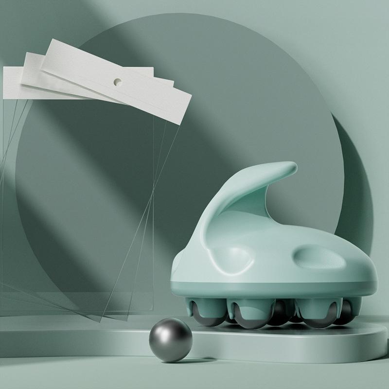 Green Abdominal Ball Meridian Massager For Calf Muscle Relaxation Magnetic Ball 3