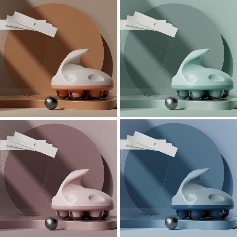 Green Abdominal Ball Meridian Massager For Calf Muscle Relaxation Magnetic Ball 4