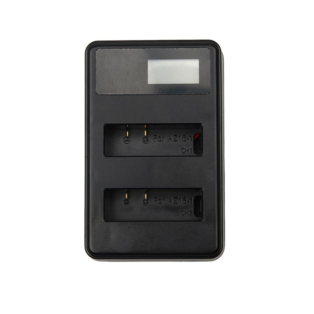 Usb Charger for Xiaoyi 4k Camera with Dual Batteries and Lcd Display 3