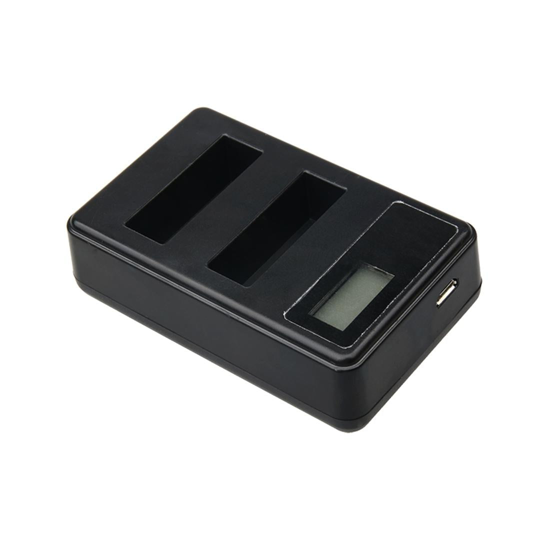 Usb Charger for Xiaoyi 4k Camera with Dual Batteries and Lcd Display 4
