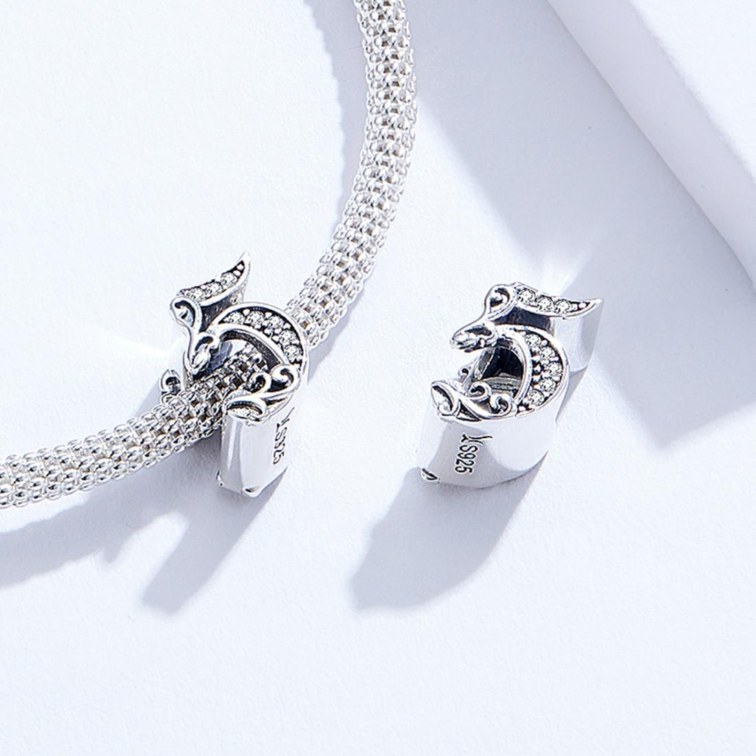 925 Sterling Silver Relief Number Series 0 9 Beads For Diy Bracelets And Necklaces Style - 5 6