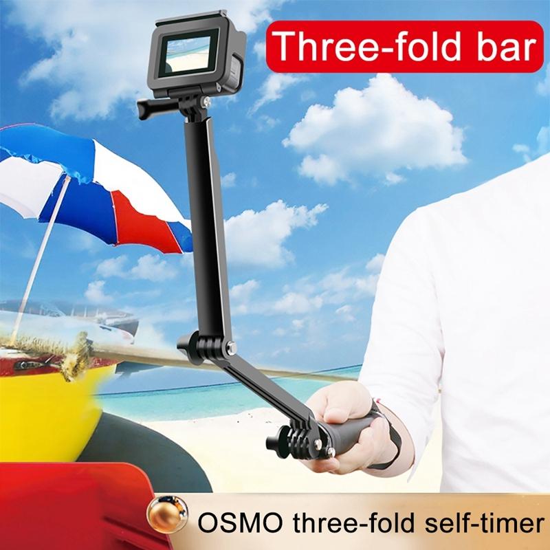 3-in-1 Monopod Tripod Selfie Stick for Gopro Hero12 - Portable and Versatile 4