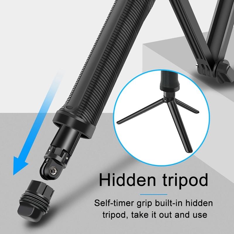 3-in-1 Monopod Tripod Selfie Stick for Gopro Hero12 - Portable and Versatile 6