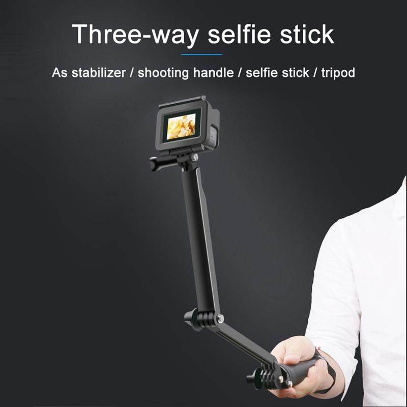 3-in-1 Monopod Tripod Selfie Stick for Gopro Hero12 - Portable and Versatile 11