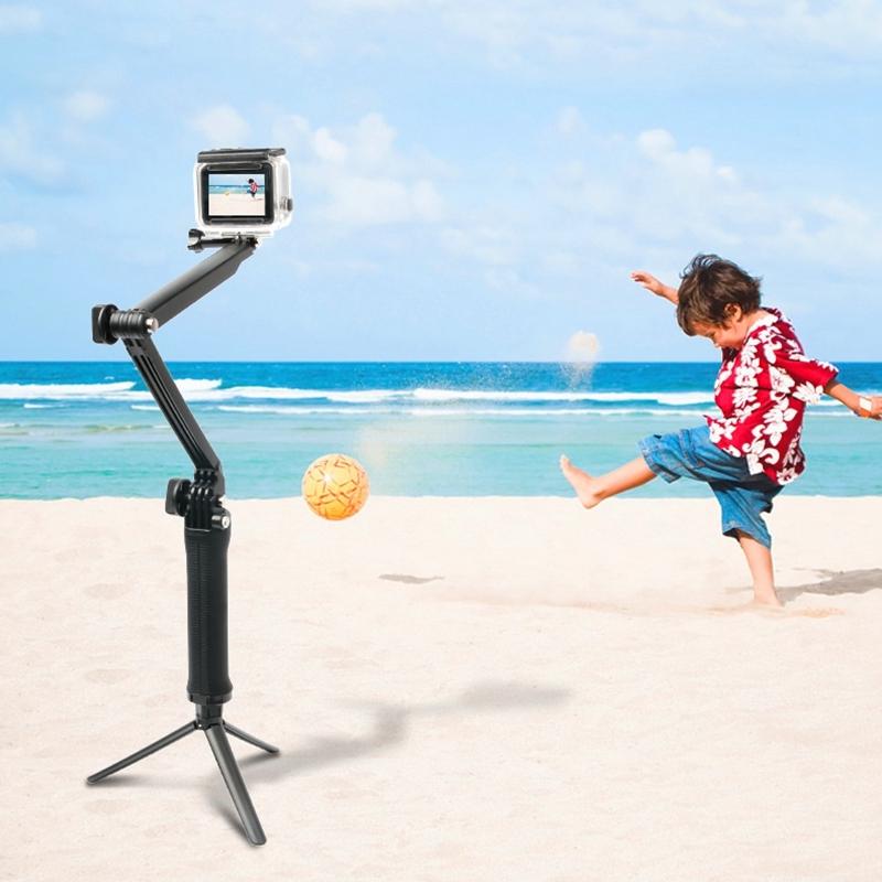 3-in-1 Monopod Tripod Selfie Stick for Gopro Hero12 - Portable and Versatile 12