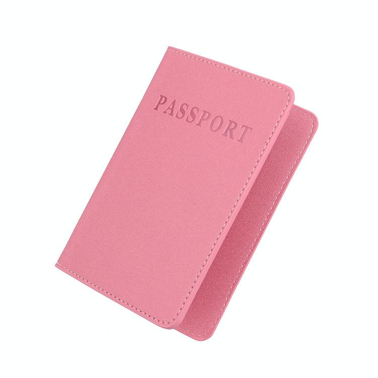 Frosted Pu Multi Card Passport Holder Big Red 6
