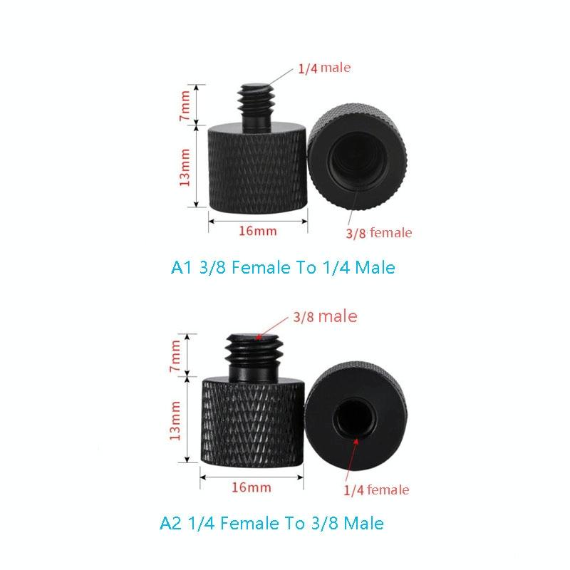 10-Piece 1 / 4 To 3 / 8 Screw Adapter - Red 4