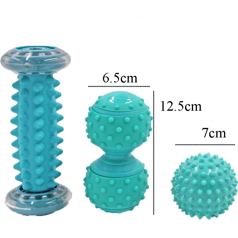 Plantar Fascia Massage Ball Set Green Foot Bottom Bump Peanut 7Cm Tattan Muscle Relaxation Fitness Hand Holding 3