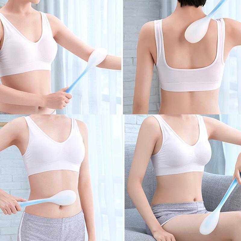 Blue Silicone Gua Sha Massage Board 32Cm - Green 38Cm 9