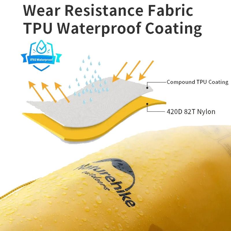 Waterproof Bag For Outdoor Water Activities 20L Khaki - 40L Yellow 5
