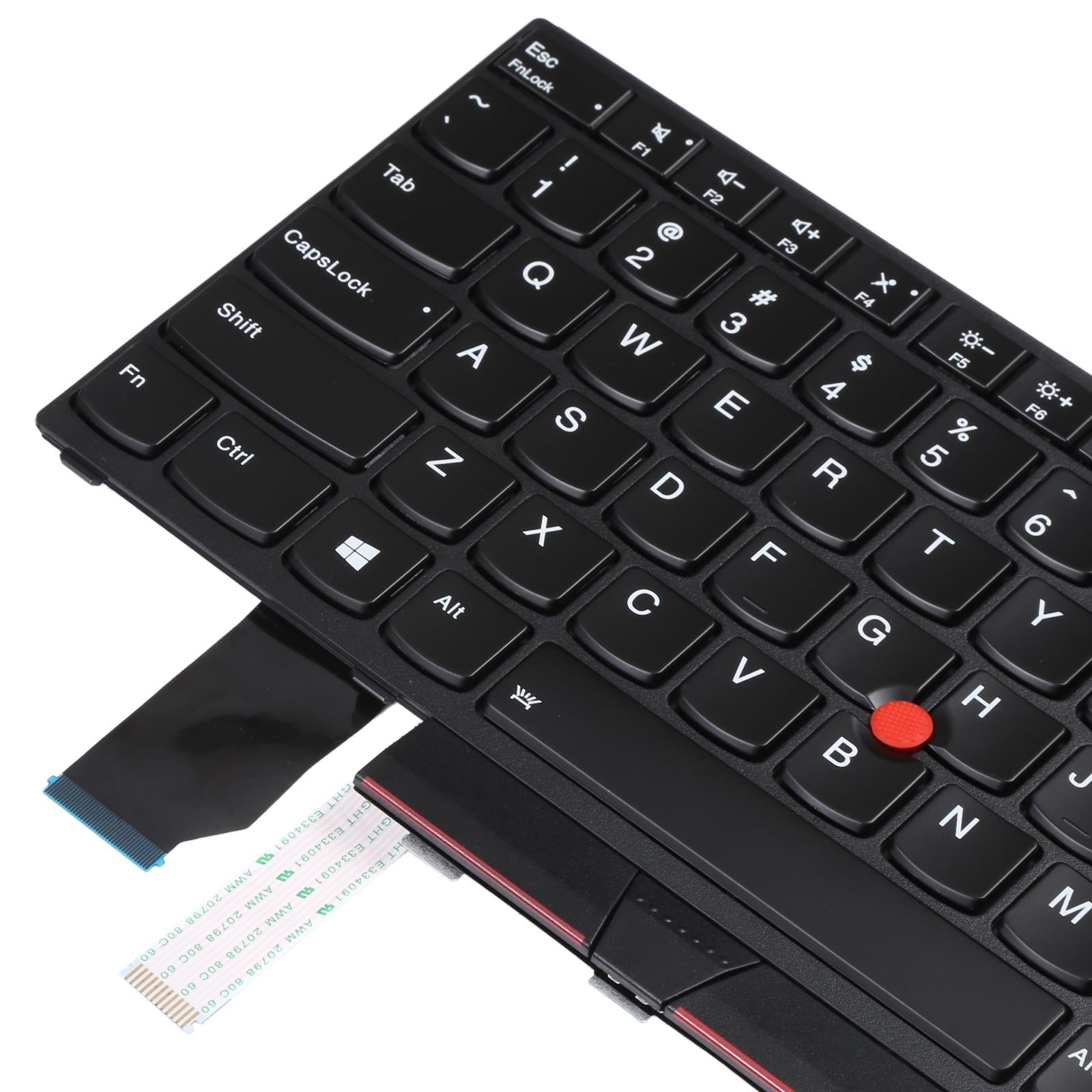Backlit Keyboard with Trackpoint for Lenovo Thinkpad P15v / L15 / T15p / P15 / P17 6