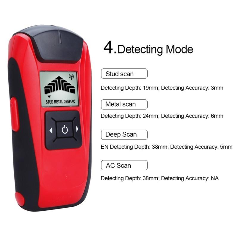 Multifunctional Metal Wall Detector with Cable Wire Reinforcement 8