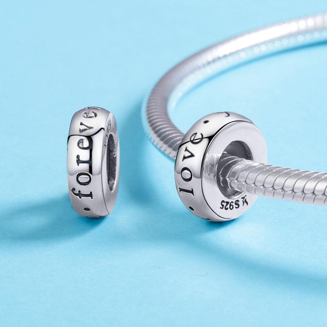 925 Sterling Silver Love Heart Beads Perfect Gift! 6