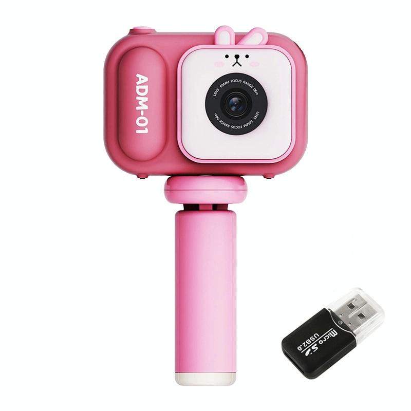 48Mp Dual Lens Kids Digital Camera With 2.4 Ips Screen And 32Gb Tf Card - Blue Fox - With 64G Tf Card Blue Fox