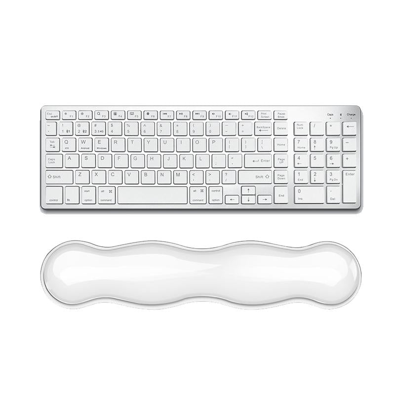 Large Green Silicone Keyboard Wrist Rest & Mouse Pad - Large Green 13