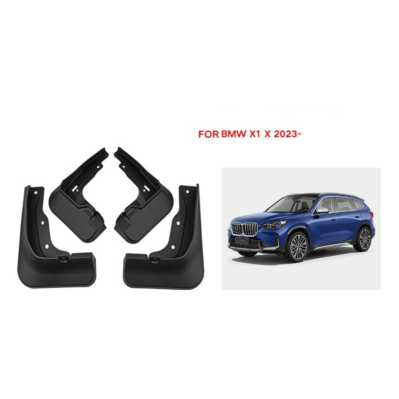 For Bmw X1 X 2023 4Pcs / Set Car Auto Soft Plastic Splash Flaps Fender Guard 3