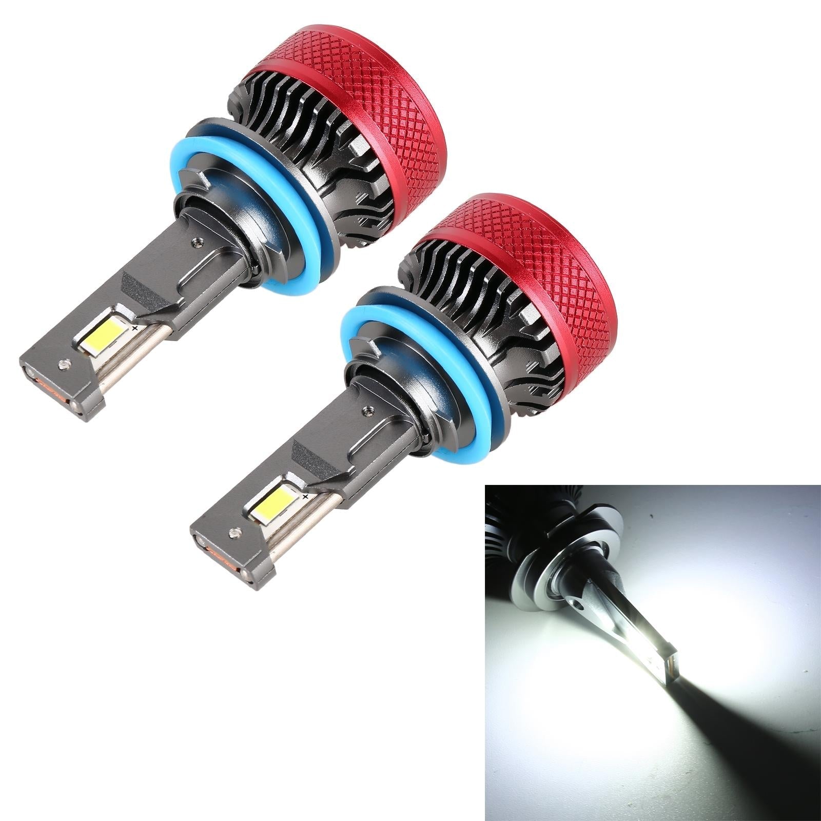 1 Pair H8 / H11 Dc12V 65W 6000K 6500Lm Led Car Headlights 3