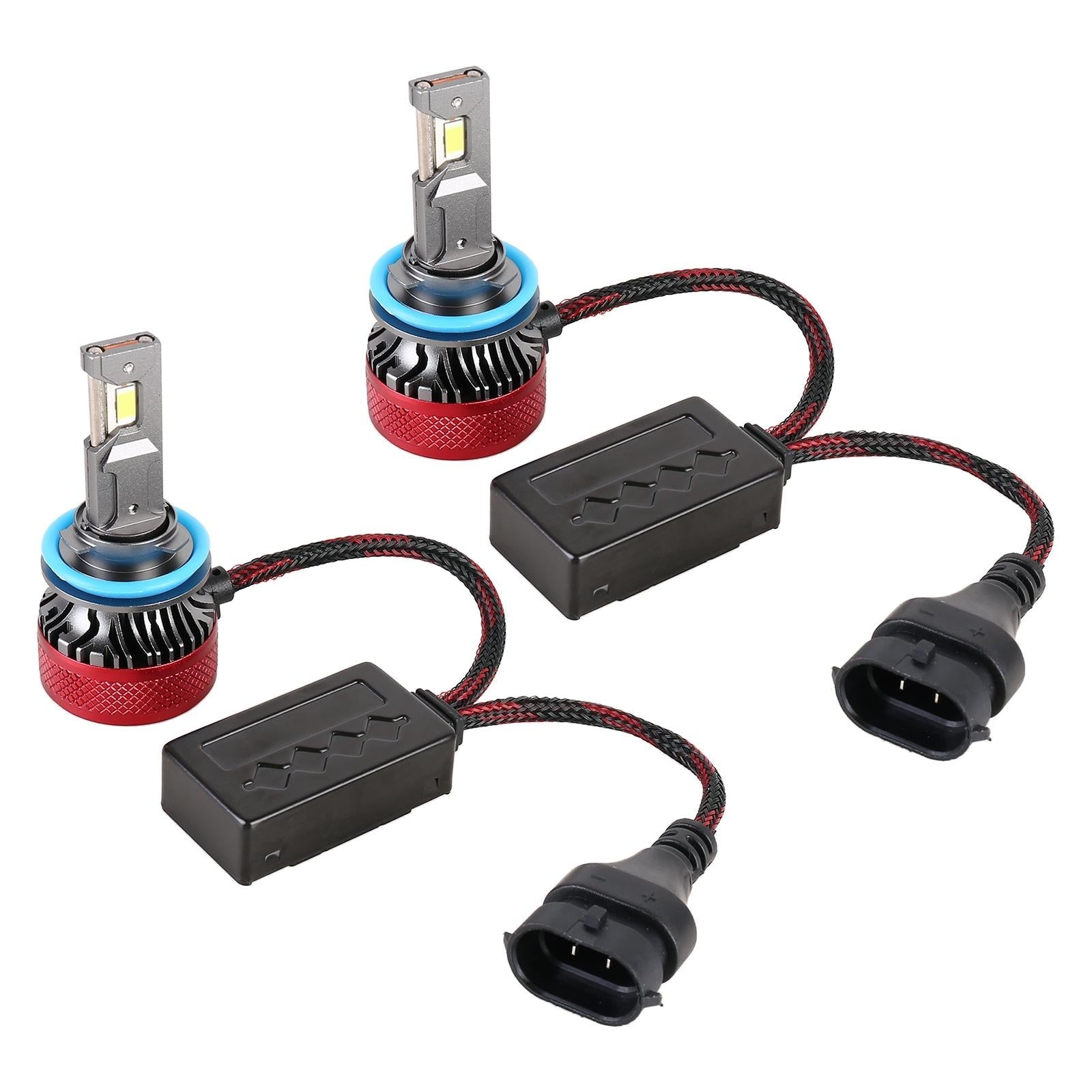 1 Pair H8 / H11 Dc12V 65W 6000K 6500Lm Led Car Headlights 4