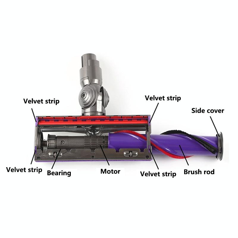 Direct Drive Suction Head for Dyson V8 V10 Vacuum Cleaner - Motor Bearing Parts 5