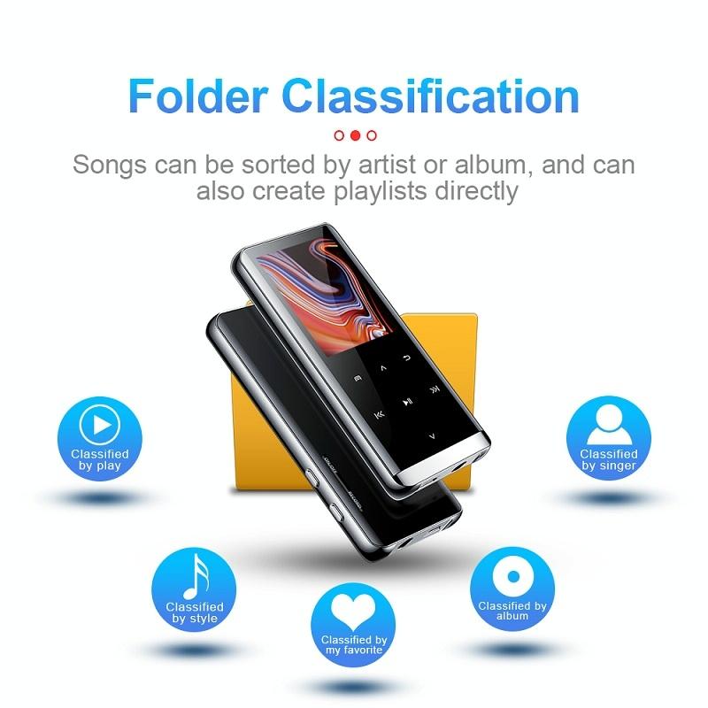 High Def Noise Reduction Mp4 Player 8Gb Record / E Book / Tf No Bluetooth 9