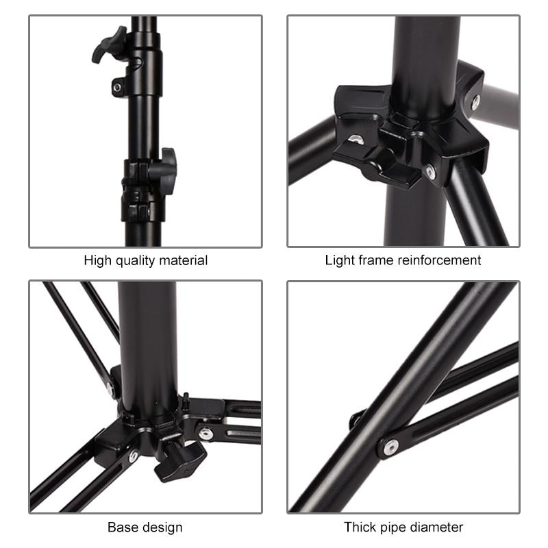 Professional Photography Lighting Stand With Spring Buffer For Studio Flash 5