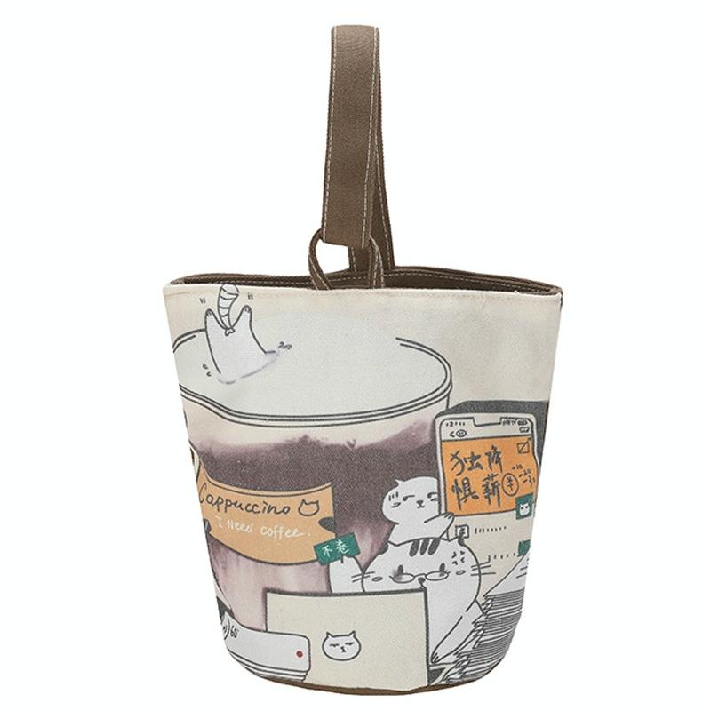Cartoon Style Handbag - Cute Portable Outdoor - Happy Puppy 13