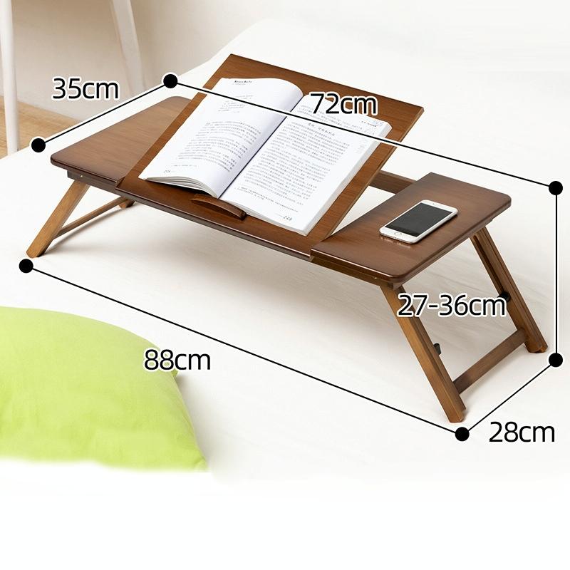 Adjustable Folding Laptop Desk for Dorm or Study - Height and Space Saver 4
