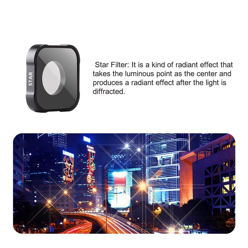 Universal Action Camera Lens Filter for Gopro Hero Series - Star Filter 14