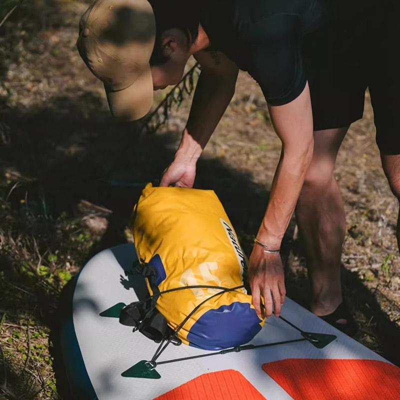 Waterproof Rafting Bag Dry Wet Separate Shoulder Pack For Outdoor Swimming 10L Green - 25L Yellow 4